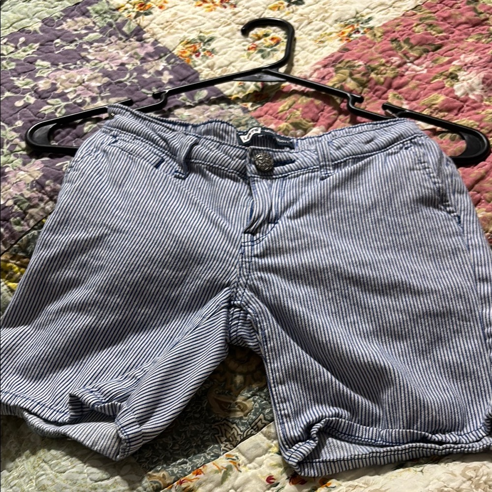 Levi's Kids Striped Shorts - Black and White